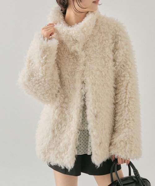 セール】【WEB・限定店舗】フェイクファーコート（ダウンジャケット