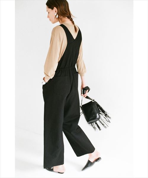セール】LOOSE SALOPETTE PANTS（サロペット/オーバーオール）｜CLANE