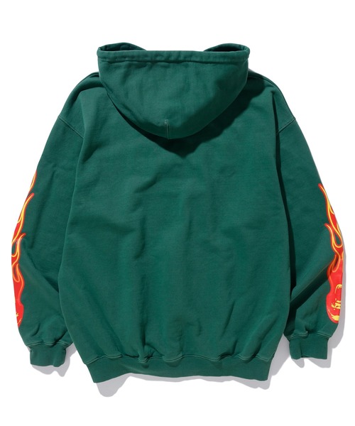 XLARGE（エクストララージ）の「PIGMENT DYLED PUFF LOGO PULLOVER