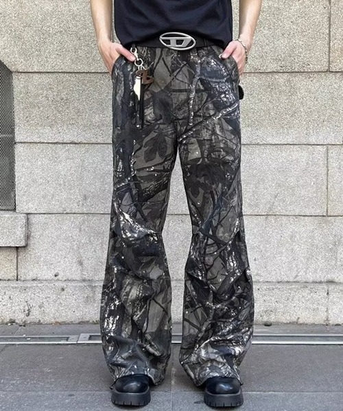 セール】【BENDER TOKYO】リアルツリーカモ ミリタリー ワイドパンツ