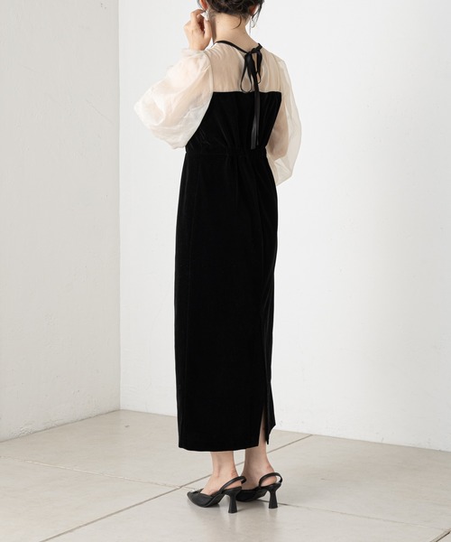 Chico（チコ）の「【SALON by Chico/2サイズ展開】配色シアーベア