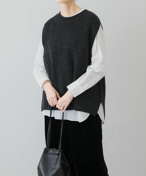かぐれ（カグレ）の「ハミルトンウールニットベスト（ベスト）」 - WEAR