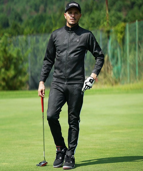 DIVINER GOLF】ゴルフ セットアップ メンズ スタンドジャケット