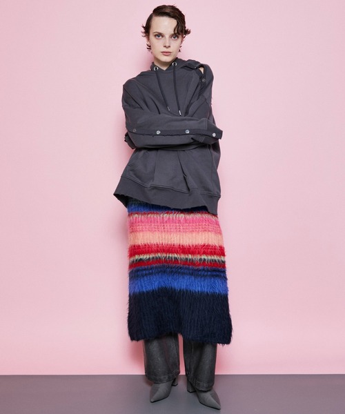 MAISON SPECIAL（メゾンスペシャル）の「Multicolor Border Knit Dress