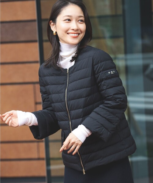 別注】TATRAS / ACACIA ノーカラー ライトダウンジャケット（ダウン