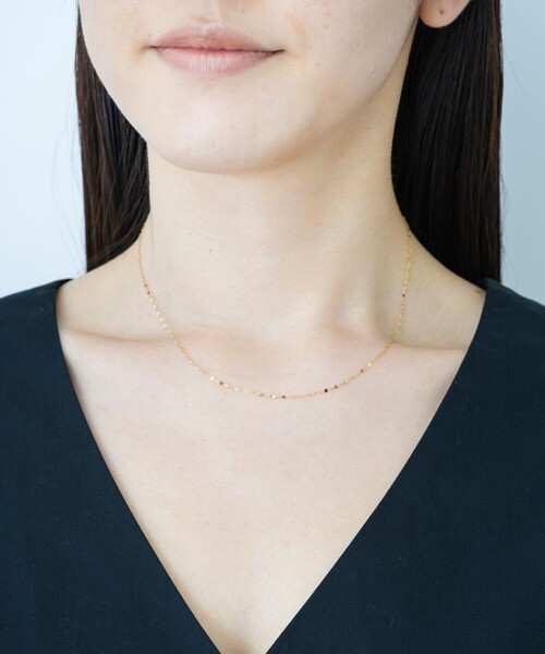 Jouete（ジュエッテ）の「○K10YG ペタルチェーン ネックレス