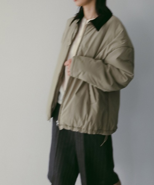 Velour Collar Blouzon（ブルゾン）｜anuke（アンヌーク）の