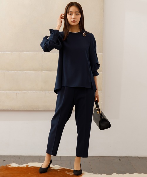 ≪セレモニー≫雑誌VERY掲載/パールボタンがポイント♪セットアップ