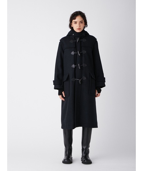 大人気✨ミラオーウェン【22AW】ロングダッフルコート WooLoop グレー