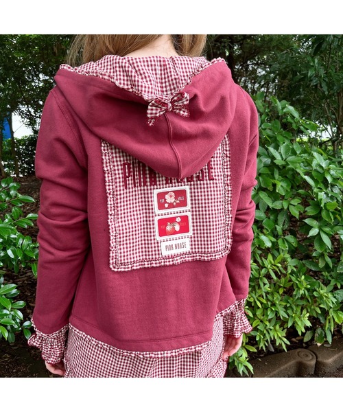 PINK HOUSE（ピンクハウス）の「アンティークギンガムゼッケン付き