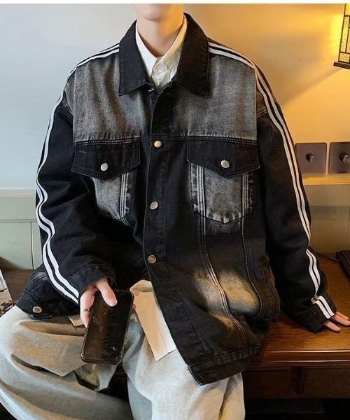 VIBGYOR（ヴィブジョー）の「【バーレスク】コーデュロイ切替デニム