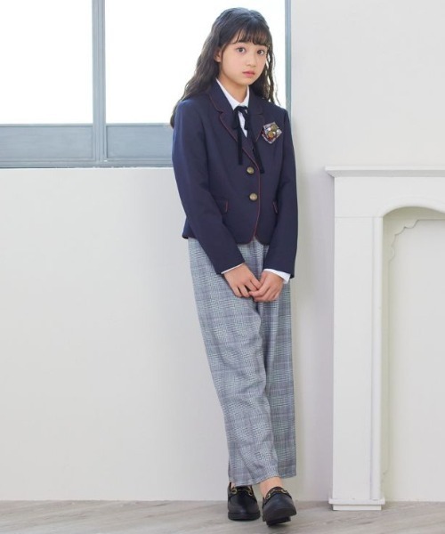 ELLE en noir（エルアンノアール）の「【卒服】ブレザーワイドパンツ