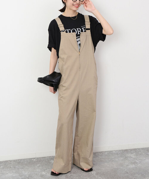 SLOBE IENA（スローブイエナ）の「リネン混サロペット（サロペット