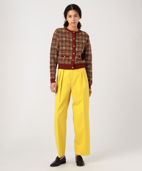 caban（キャバン）の「コットンカシミヤチェックジャカード