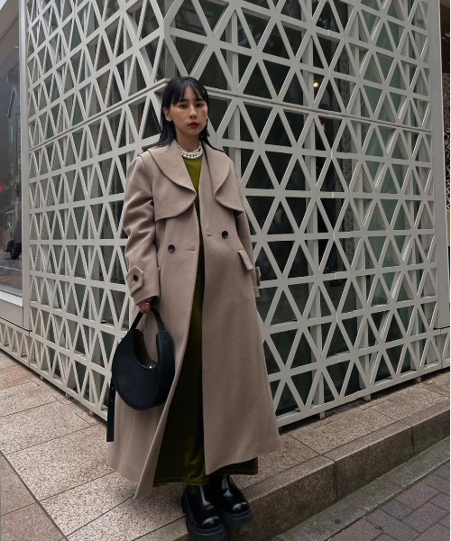 Ameri（アメリ）の「UND VEST SET WOOL COAT（ノーカラージャケット