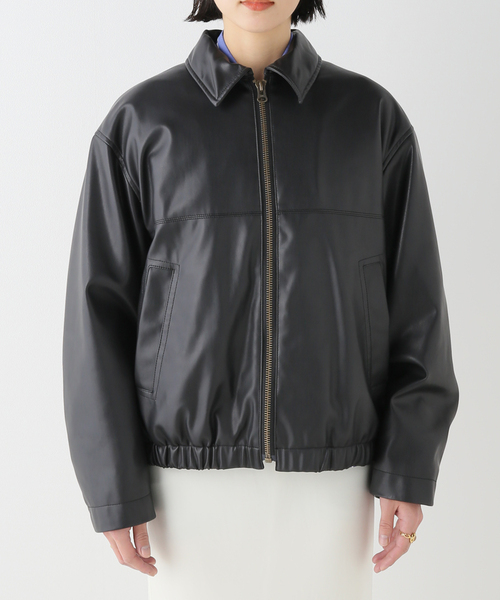 FRAMeWORK（フレームワーク）の「フェイクレザーフライトジャケット