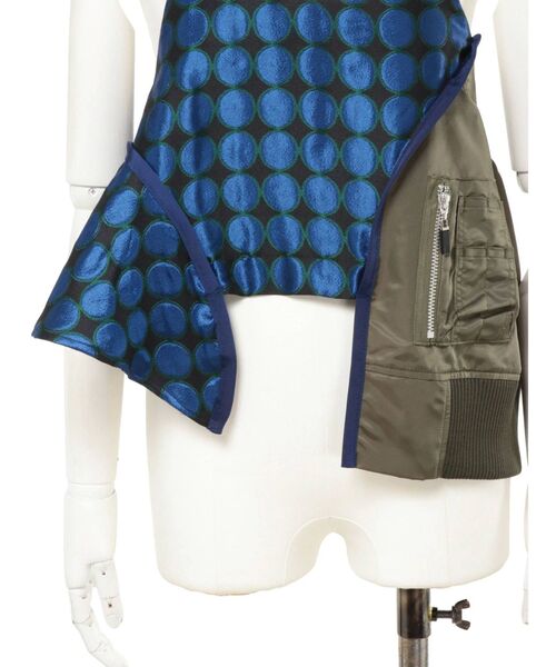 UN3D.（アンスリード）の「ジャカードミックスキャミソール