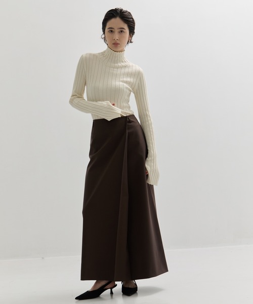 TODAYFUL/トゥデイフル】Twill Wrap Skirt/ツイルラップスカート