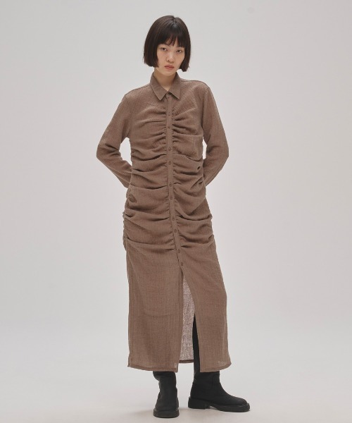 セール】Wool Gather Shirtsdress（ワンピース）｜TODAYFUL（トゥデイ