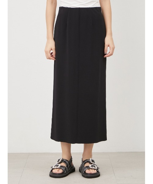 Mila Owen（ミラオーウェン）の「後スリットストレートニットロング