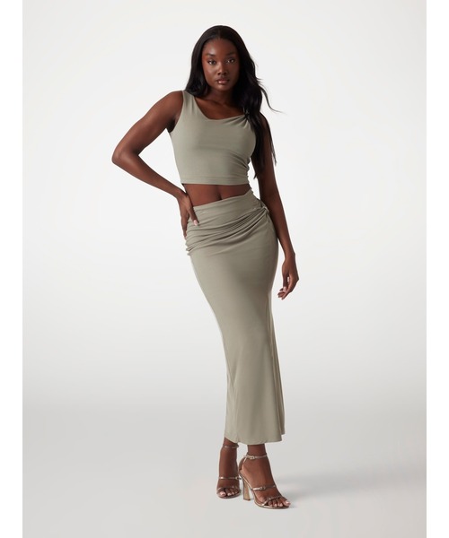 AIMEE Jewel Drap Skirt スカート | GUESS(ゲス) JAPAN 公式オンライン