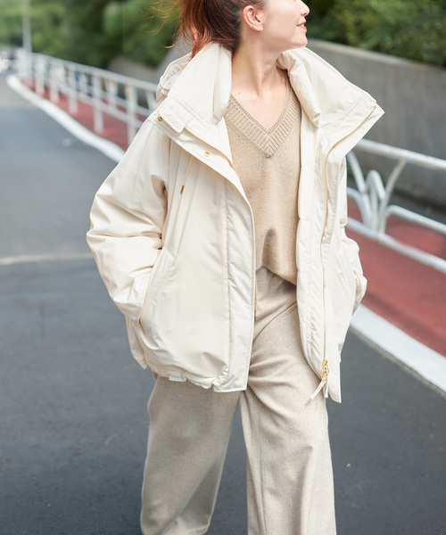 追加》2WAY撥水ダウンハーフコート（ダウンジャケット/コート）｜Spick