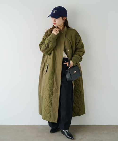 PUAL CE CIN（ピュアルセシン）の「異素材MIXモッズコート（モッズ