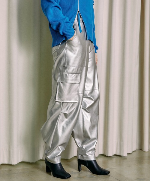 Leather Cargo Pants/レザーカーゴパンツ【MAISON SPECIAL/メゾン