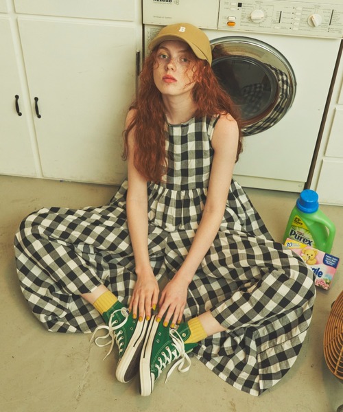 Bibiy. ギンガムチェオールインワン M Bibiy. ギンガムチェオールインワンM