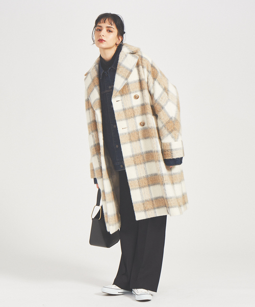 TICCA（ティッカ）の「TICCA 別注チェックコート（チェスターコート