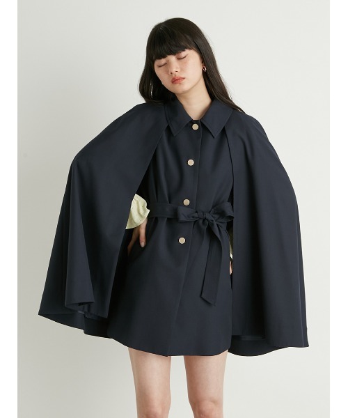 LILY BROWN（リリーブラウン）の「2wayケープコート（その他アウター