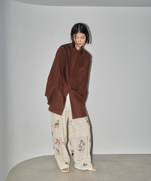 TODAYFUL（トゥデイフル）の「Embroidery Patchwork Trousers（その他