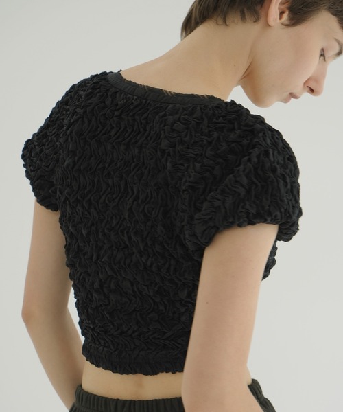 セール】SHIRRING PUFF TOPS（Tシャツ/カットソー）｜CLANE（クラネ