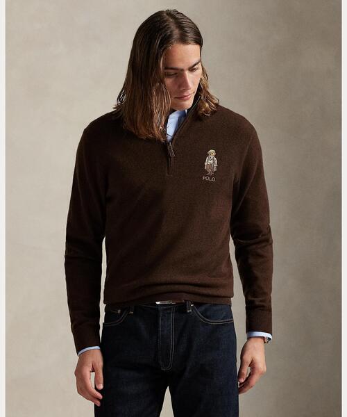 Polo ベア ウール クォータージップ セーター（ニット/セーター