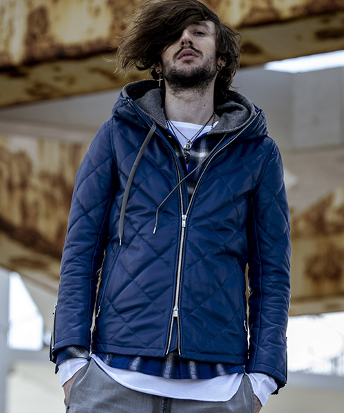 NO ID.（ノーアイディ）の「mj6525-レザーキルティングダウン