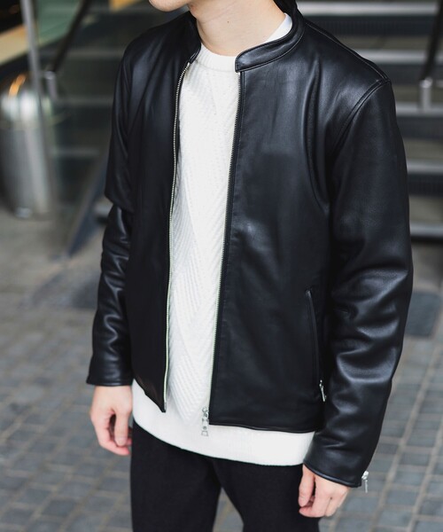 BEAMS HEART（ビームスハート）の「リアルレザー シングルライダース