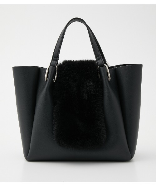 ECO FUR TOTE BAG/エコファートートバッグ（ショルダーバッグ）｜AZUL