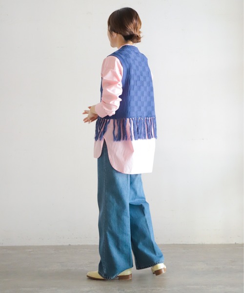 変形リンクス フリンジベスト | NOMBRE IMPAIR