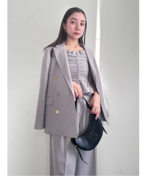 SNIDEL（スナイデル）の「Sustainableダブルブレストジャケット