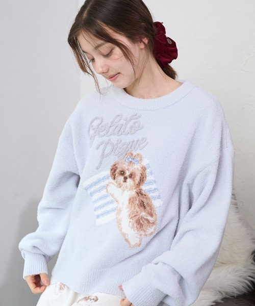 gelato pique（ジェラートピケ）の「シーズージャガードプルオーバー