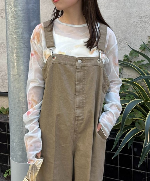 ≪新色登場≫【WILLOW】デニムサロペット（サロペット/オーバーオール