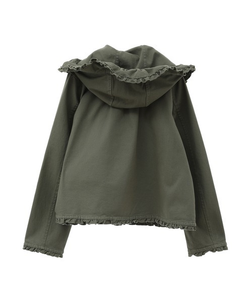 PINK HOUSE（ピンクハウス）の「ブロッサムローズ刺繍入りフード付き