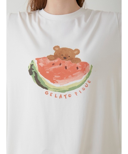 gelato pique（ジェラートピケ）の「【接触冷感】フルーツアニマルワン