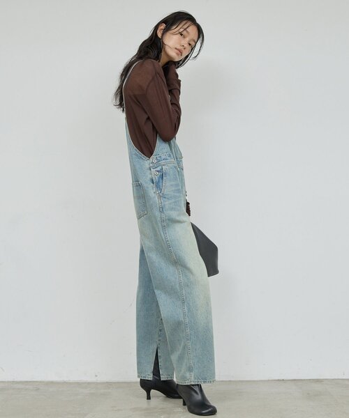 セール】【サイズ展開あり】デニムサロペット（サロペット