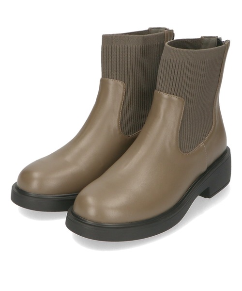 セール】リブニットバックジップブーツ 42407（ブーツ）｜WA ORiental