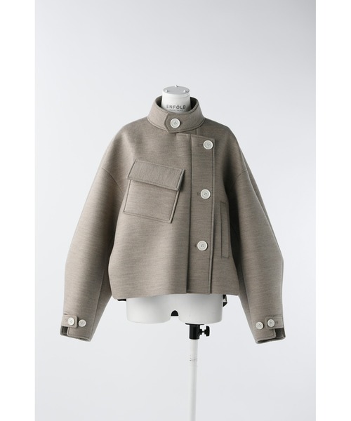 ENFOLD（エンフォルド）の「ウールボンディング ショートコート