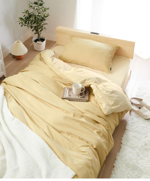 セール】バイカラー カラフル 防ダニ ベッドカバー 掛け布団カバー