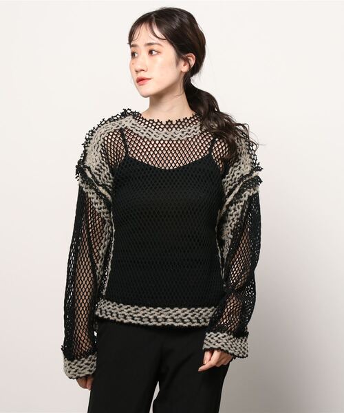 KOTONA（コトナ）の「KOTONA(コトナ) mesh knit（ニット/セーター