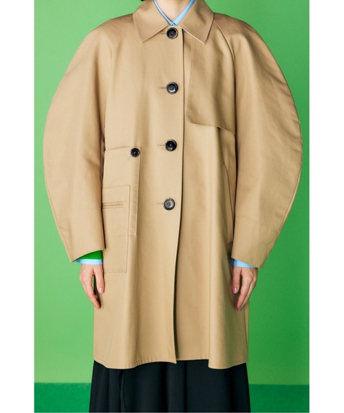 ENFOLD（エンフォルド）の「COTTON DOUBLE ステンカラートレンチコート