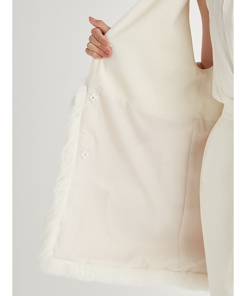 CELFORD（セルフォード）の「裾ファーロングジレ（ベスト）」 - WEAR